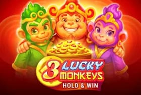 3 Lucky Monkeys Hold & Win